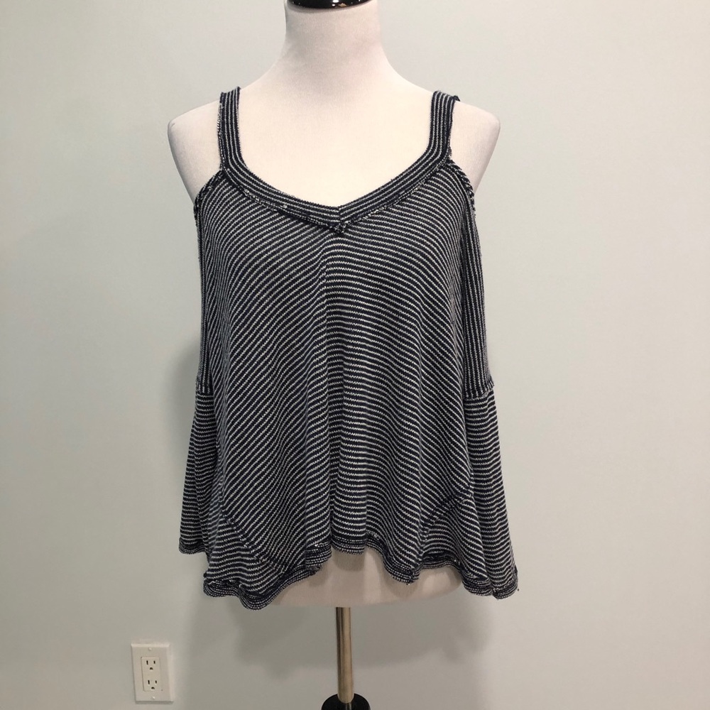 Sage Cold shoulder sweater